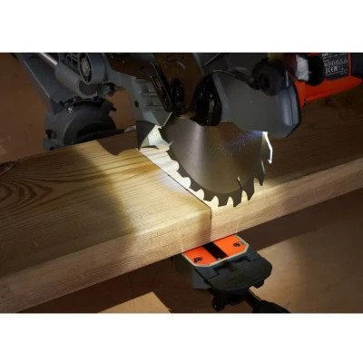 Торцювальна пила Black&amp;Decker 1500 Вт, диск 216х30 мм, 4700 об/хв, XPS, вага 15 кг (BES701) Вінниця - фото 7