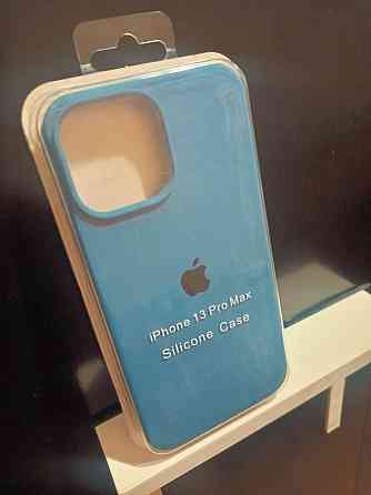 Силіконовий чохол для iPhone 13 Pro Max, яскраво-блакитний — сумісний з MagSafe Київ