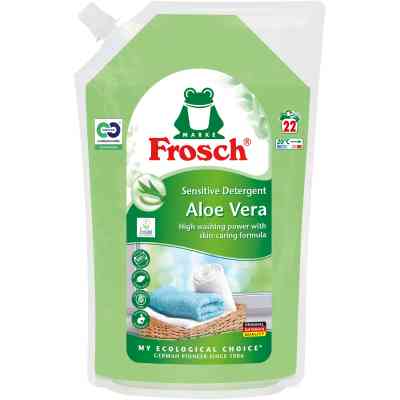 Гель для стирки Frosch Aloe Vera Sensitiv Дой-пак 1.5 л (4009175968265) Винница