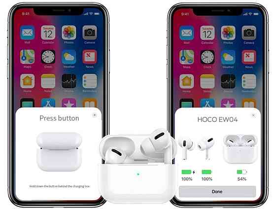 Бездротові Bluetooth-навушники Hoco EW04 Plus TWS Вакуумні. Харків