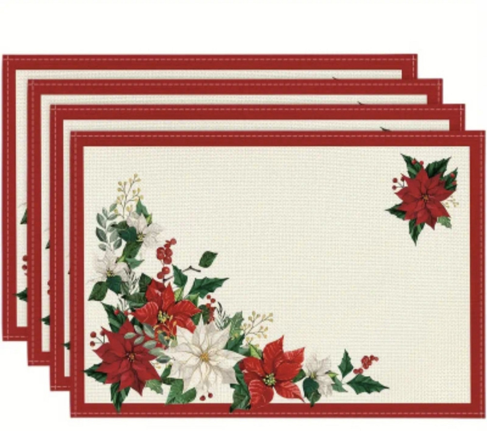 Різдвяна підставка для посуду 4 шт Сміла - фото 1