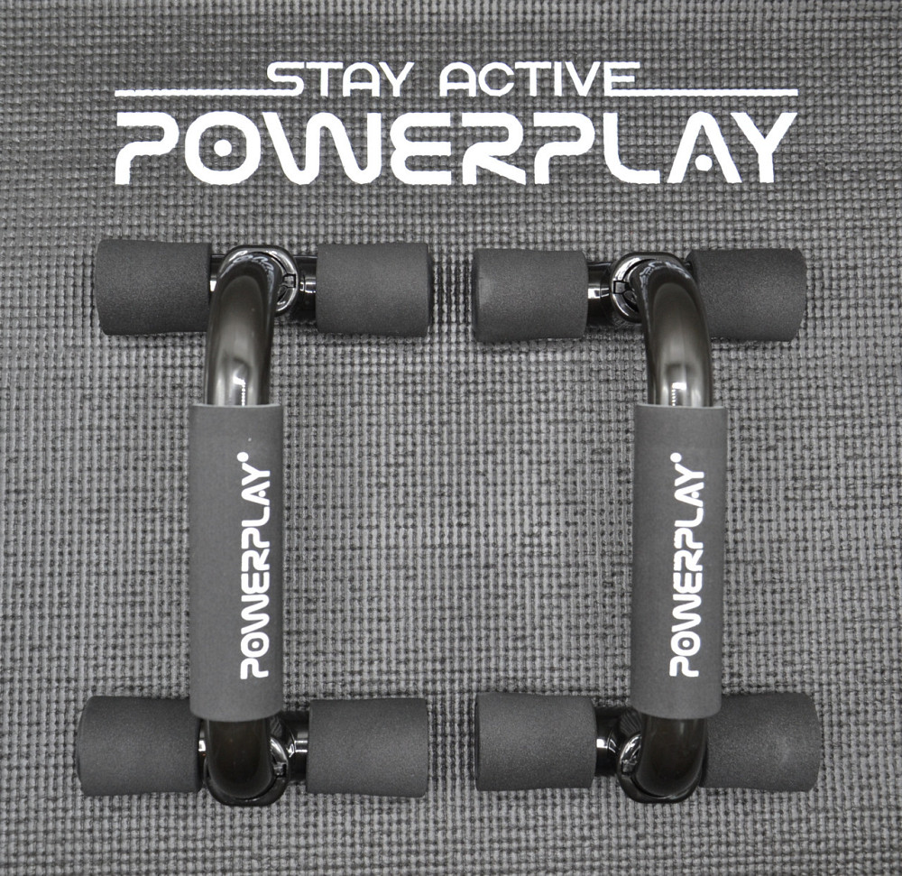 Упори для віджимань PowerPlay 4316 Push Up Bars пластикові (Скошені) Луцьк - фото 8