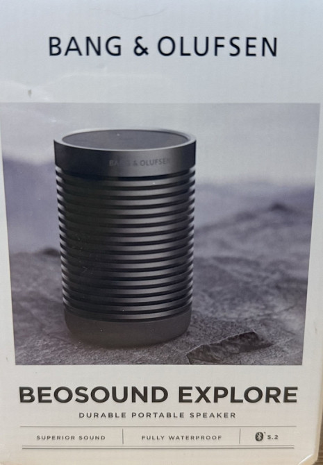 Портативна акустика Bang & Olufsen Beosound Explore Black Anthracite. Київ - фото 1