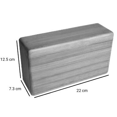 Опорний прямокутний йога-блок "Тарана" шафран Миколаїв - фото 4