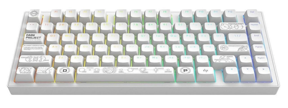 Клавіатура Dark Project ALU81 Terra Nova White (DPKB_NOVA_81_ANSI_WHITE_UA) ( Білий ) Харьков - изображение 2
