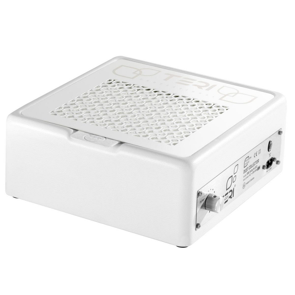 Настольная маникюрная вытяжка Teri Turbo M черная белая (решетка золото) Киев - изображение 1