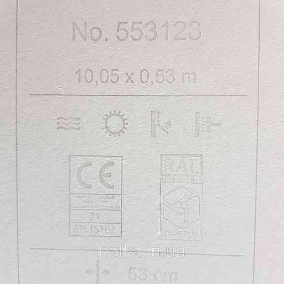 Обои флизелиновые эко Rasch Salisbury 0.53х10 цветы крупные белые желтые розовые на светло сером Киев
