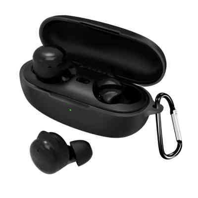 Чохол для навушників BeCover Silicon для QCY T17 Black (710175) Вінниця