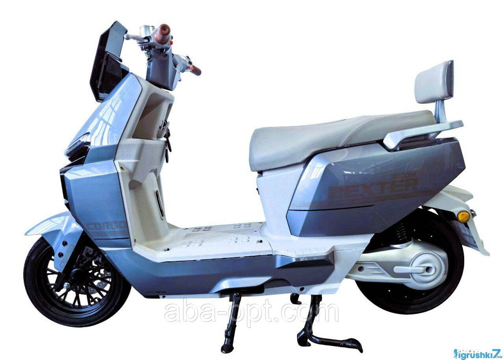 Електричний мопед CORSO Dexter DX 2000W-72Вт-35Ah GraFen шини 12"-12" купити в інтернет-магазині Одеса - фото 10