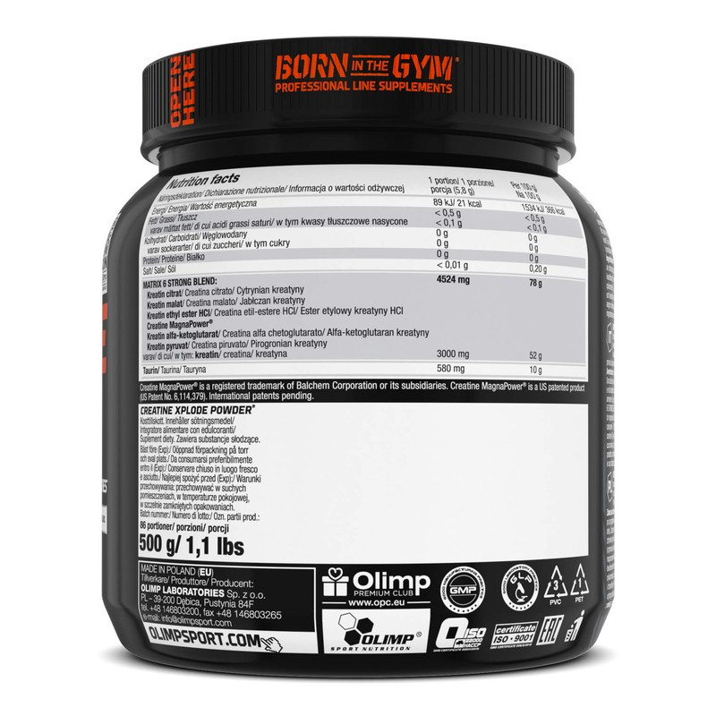 Креатин Olimp Creatine XPLODE 500 g (Orange) Луцьк - фото 2