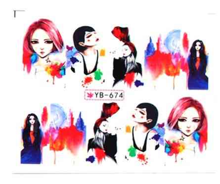 Наклейки для нігтів STZ-202 Київ