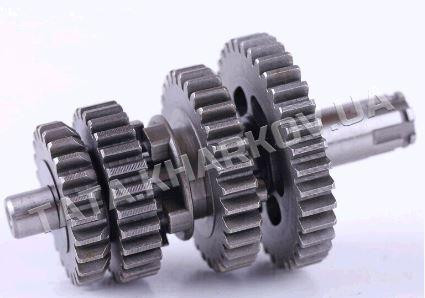 Вал вторичный (с шестернями) мопед Актив (под подшипник) Мукачево - изображение 1