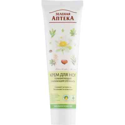 Крем для ног Зелена Аптека Тонизирующий снимающий отечность 100 мл (4823015908750) Винница