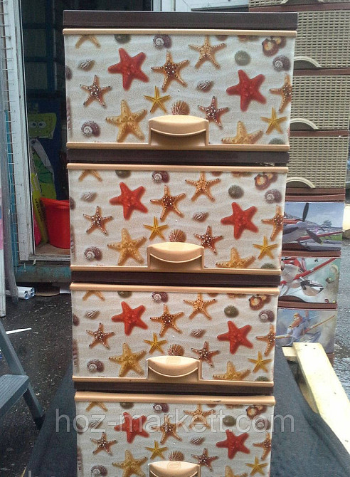 Комод пластиковий " Морські зірки" еліф Туреччина Харків - фото 4