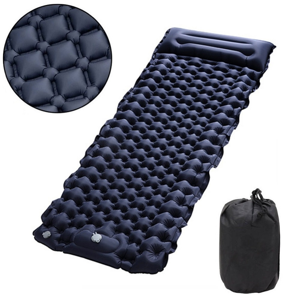 Надувной каремат (188х58х6см) для кемпинга Outdoor Sleeping Black Киев - изображение 1
