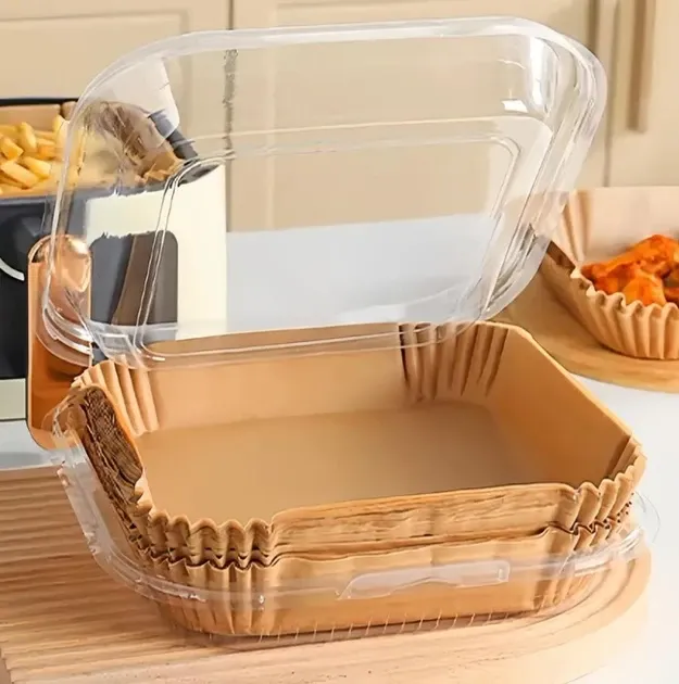 Пергаментні форми для аерогрилю та мультипечі 50 шт, 16×4.5 см, жаростійкий папір для випікання Одеса - фото 4