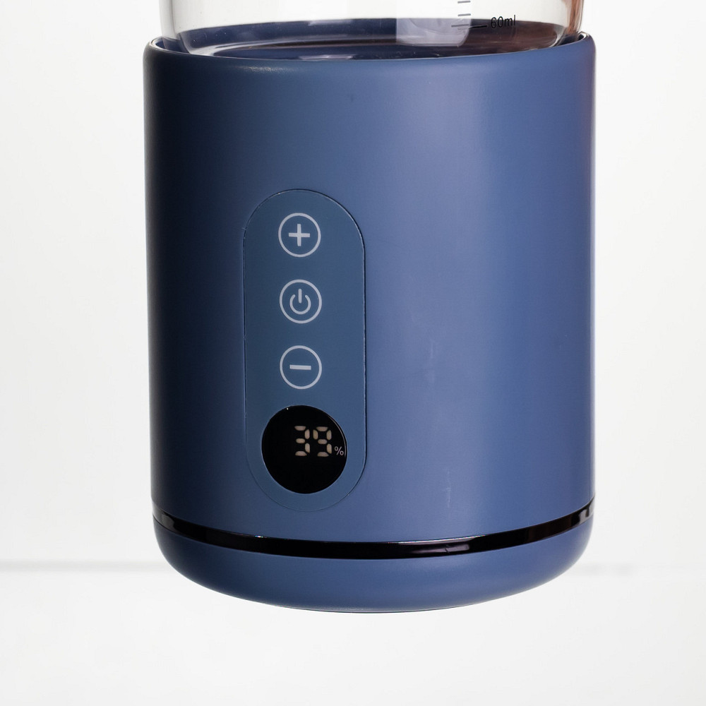 Пляшка з підігрівом для дитячого харчування та напоїв 300 мл з акумулятором підігрівач термос для дитячого харчування Синій HW01BL Коломия - фото 6