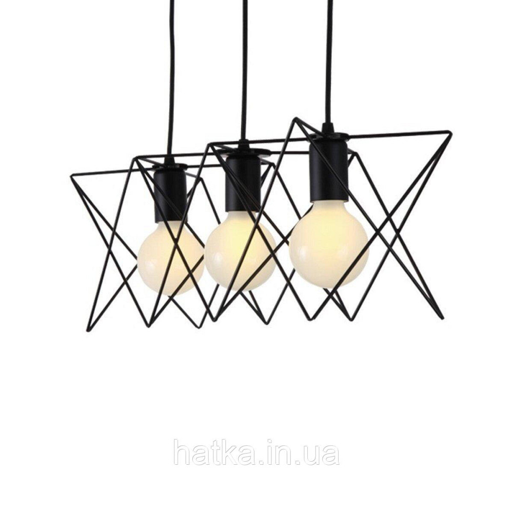 Люстра в стилі лофт MLP0290 на 3 плафони Київ - фото 1