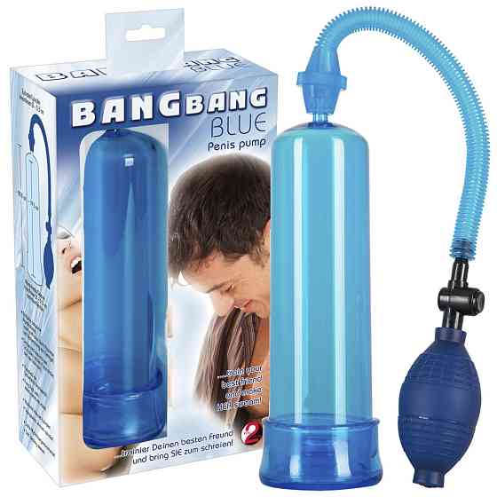 Вакуумная помпа - Bang Bang Penis Pump Blue Sex Aura Киев