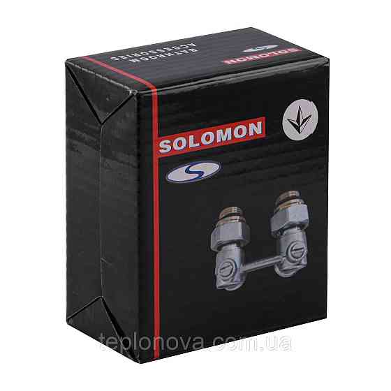 Вузол нижнього під'єднання панельного радіатора SOLOMON NV 5102 кутовий кульовий 3/4| Чернівці