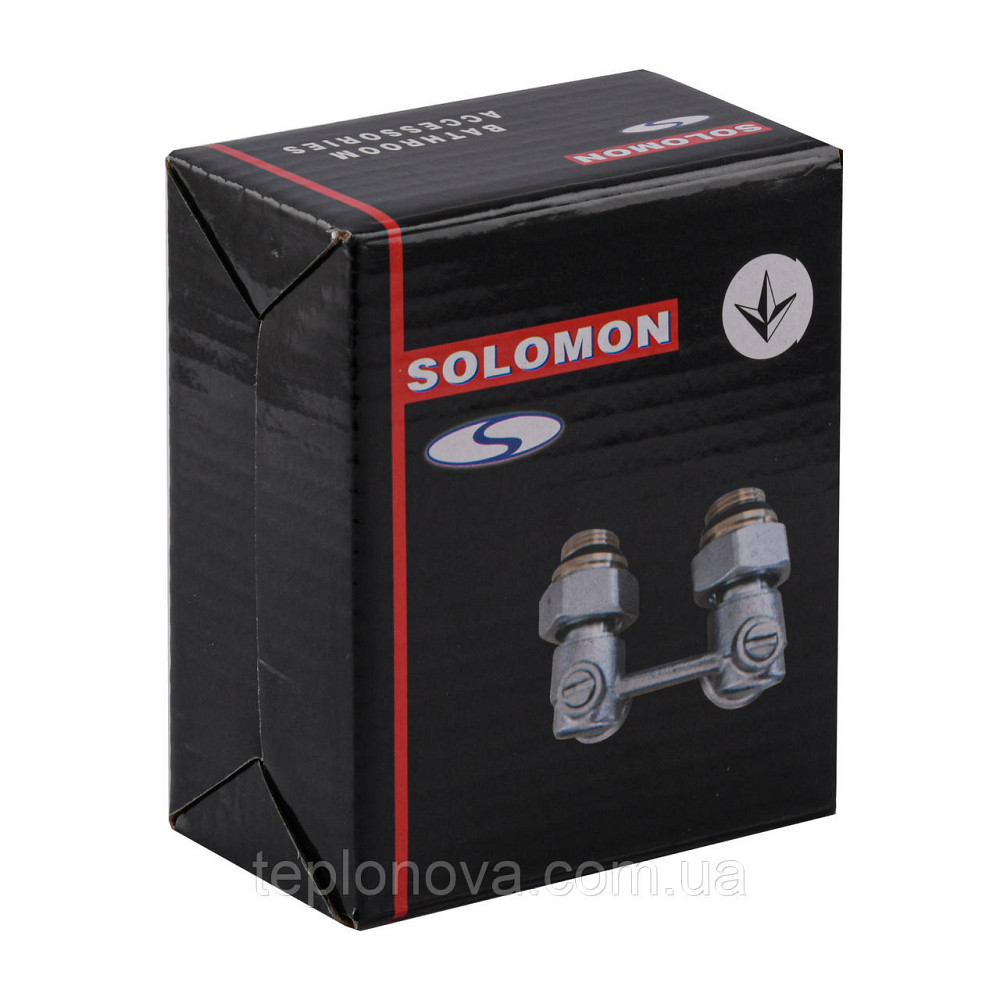 Вузол нижнього під'єднання панельного радіатора SOLOMON NV 5102 кутовий кульовий 3/4| Чернівці - фото 5