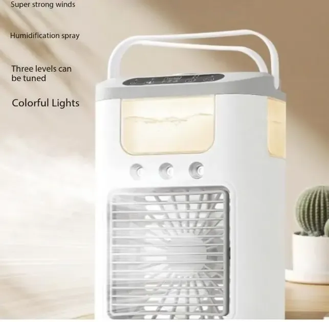 Вентилятор охладитель 3в1 Air Cooler Fan 1346 с USB-питанием, увлажнением и LED-подсветкой Коломыя - изображение 3