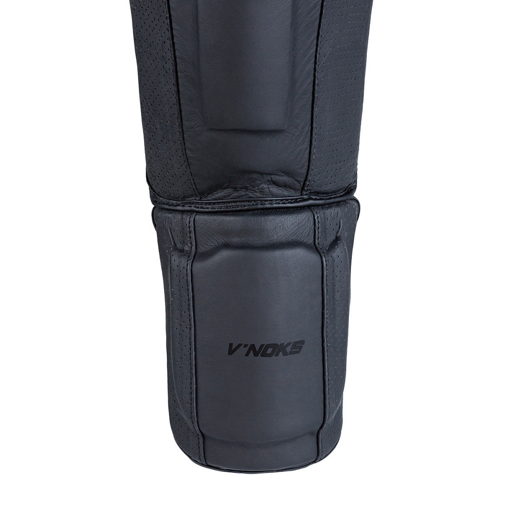 Захист гомілки та стопи V`Noks Vi Venti розмір S/M для занять ММА бойовим самбо кікбоксингом натуральна шкіра Київ - фото 4