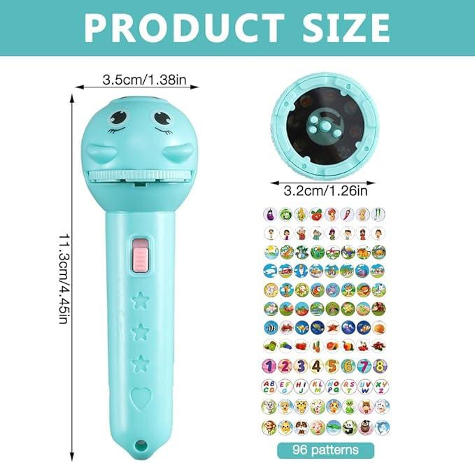 Детский фонарик-проектор с 24 слайдами для малышей Киев - изображение 3