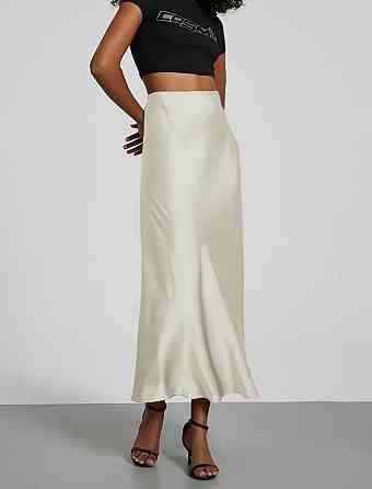 Жіноча спідниця шовкова Білий 46/48 Харків