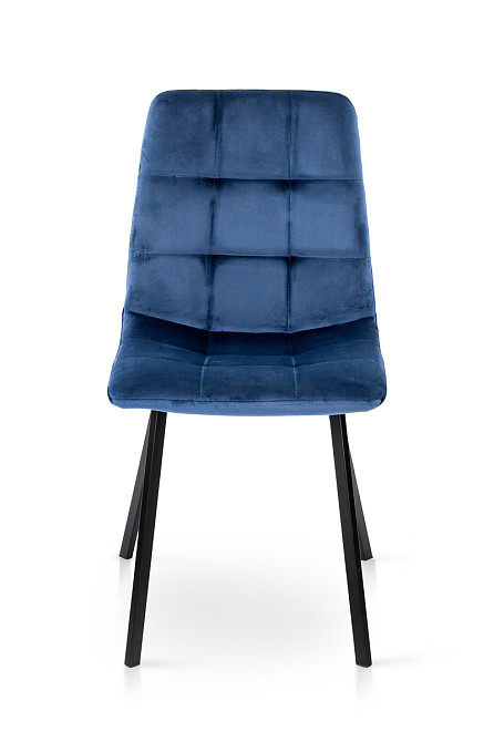 Стілець Ментос чорний/ велюр синій Киев - изображение 2