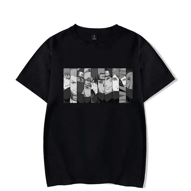 Футболка для мальчика с аниме принтом Наруто оверсайз (рост от 165 до 180 ) Черный AnimeT00030m Днепр - изображение 1
