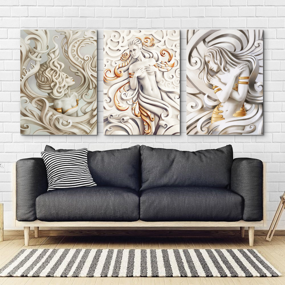 Модульная картина Абстракция Девушка Art-46_B3 Киев - изображение 2