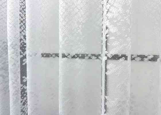 Тюль VR-Textil 1787т Жаккард Белый 300х160 см (40-681) Киев