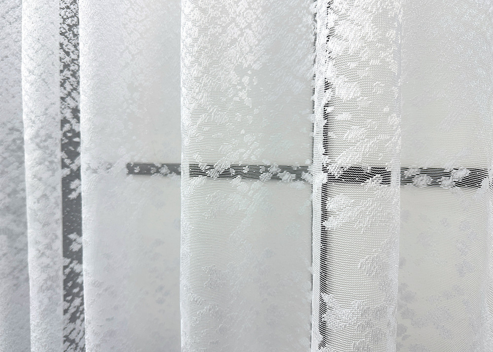 Тюль VR-Textil 1787т Жакард Білий 300х160 см (40-681) Київ - фото 4