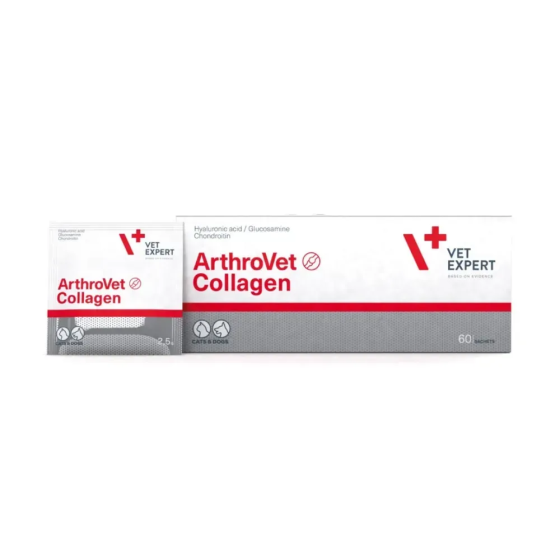 Добавка для собак і котів для підтримки суглобів та хрящів VetExpert ArthroVet Collagen (Артровет Колаген) Запоріжжя