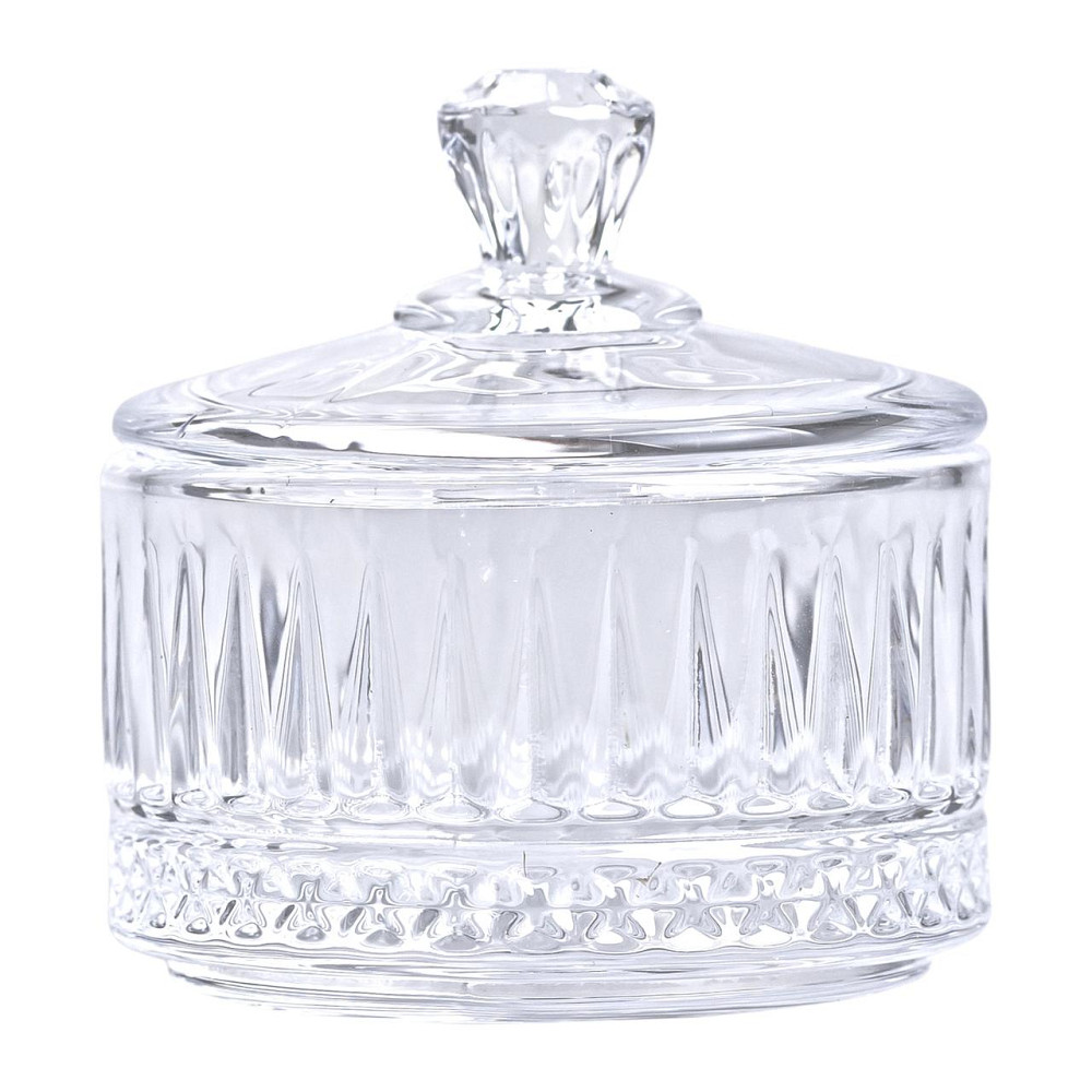 Yiwu Цукерниця з кришкою Ø 6.5 см скляна HP-YH-29 Київ - фото 2