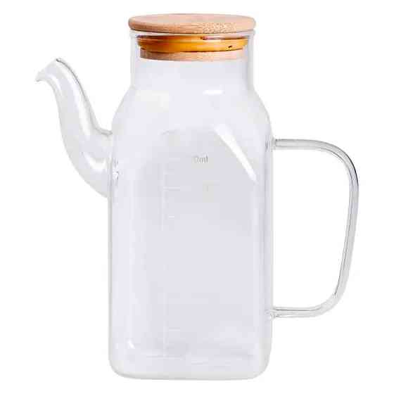 Yiwu Ємність для олії та оцту з бамбуковою кришкою 750 мл HP-34-1 Киев