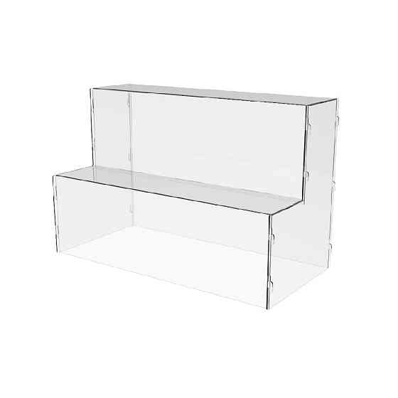 Товарна горка EKOSTAR на 2 сходи з акрилу 300x150x200 Київ