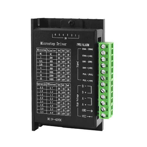 Драйвер крокового двигуна TB6600 9-42 В 4 А з металевим корпусом, модуль керування кроковим мотором Київ - фото 7