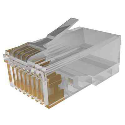 Коннектор Molex RJ45 cat.5e UTP, 1.27 мкм gold (02-558P) Винница