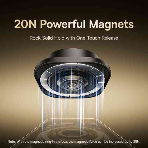 Автотримач для телефона Baseus PrimeTrip C03s Magnetic Car Mount (Stick-on Type, Cosmic Black) Київ