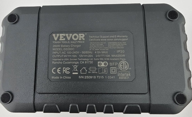 Зарядне  lifepo4 VEVOR GS 280C 20A. Харків - фото 4