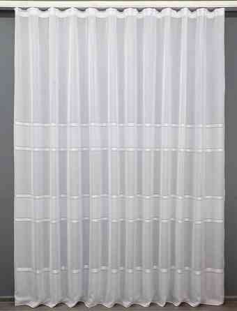 Тюль льон "Мережка" колір білий 1379т Київ