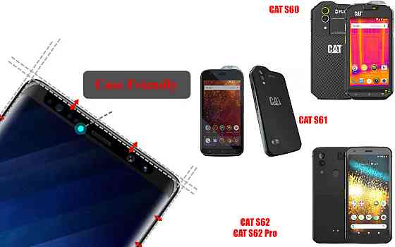 Защитное стекло HyperGlass Pro для CAT S60, CAT S61, CAT S62, CAT S62 Pro – максимальная чувствительность и Киев