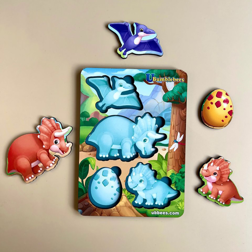 Деревянный пазл-вкладыш 