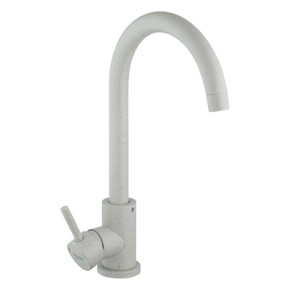 Змішувач для кухні Kroner KRP Edelstahl Klassisch - GRA035 білий пісок Київ - фото 4