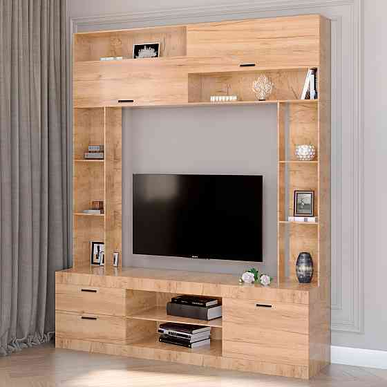 Стенка для гостиной Эверест Соната дуб крафт золотой (DTM-2714) Львов