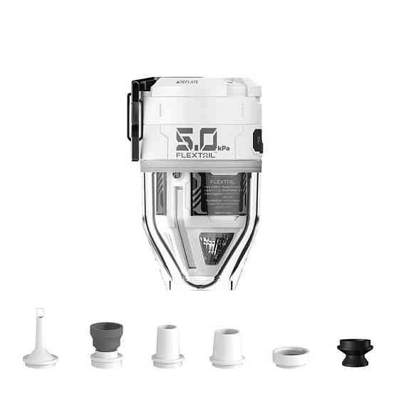 Кемпинговый насос-фонарь Flextail Max Pump 3 с насадками (Белый) Винница
