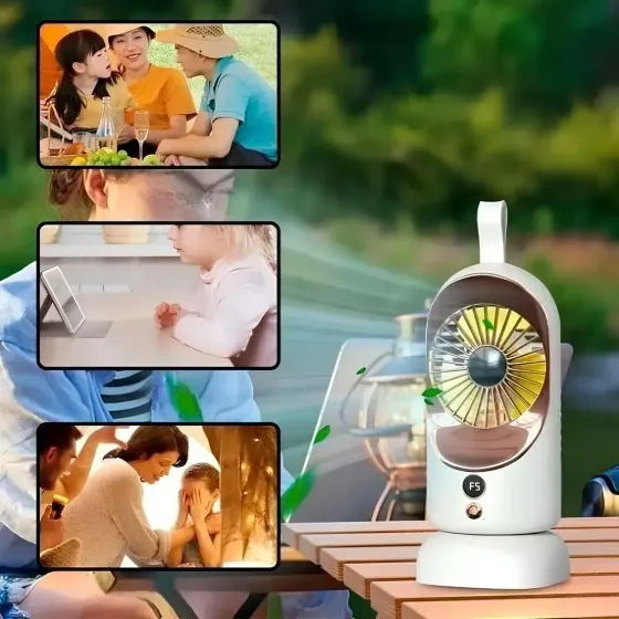 Портативный USB вентилятор 5В (29×11×11см), F-5 / Настольный вентилятор / Мини вентилятор Коломия
