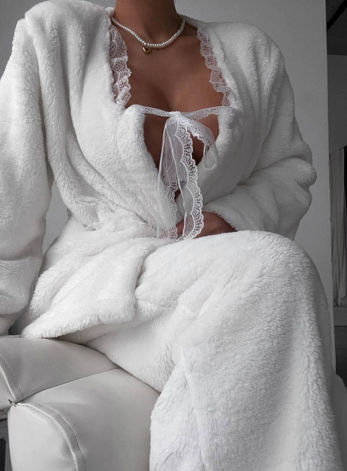 Жіноча піжама з мереживом Одеса - фото 3